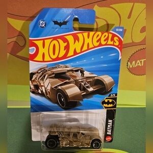 HotWheels The Dark Knight Batmobile Tan Car